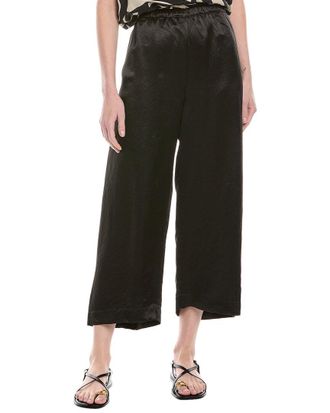 Enza Costa Hammered Satin Ankle Pant