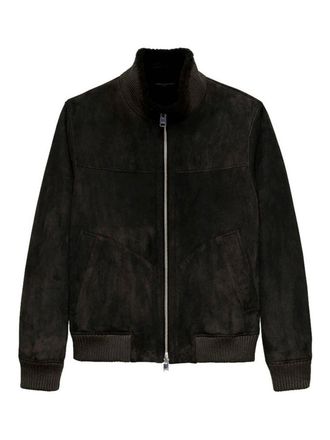 Arma Arek shearling suede jacket