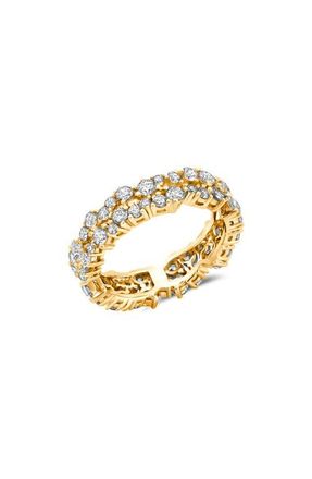 Crislu Multicluster Cubic Zirconia Ring in 18Kyg/Clear Stone at Nordstrom
