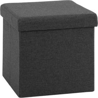 Seville Classics Foldable Storage Ottoman