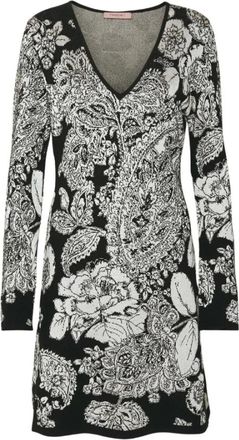 Twinset Dames, Jurken, Veelkleurig, Maat: XS Viscose