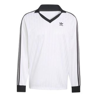 adidas Adicolor Pique Long Sleeve T-Shirt White KS2293