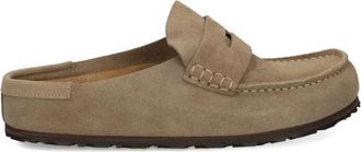 Birkenstock Naples Wrapped Smalle Pasvorm - Dames - Schoenen - Beige - Maat: 39 EU Leer