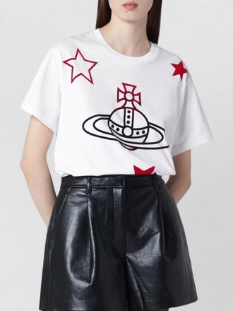 Vivienne Westwood cotton orb and stars classic printed short-sleeve t-shirt