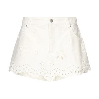 For Love & Lemons Dames, Korte broeken, Wit, Maat: XS Katoen