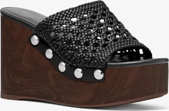 Michael Kors Mayes Woven Wedge Sandal