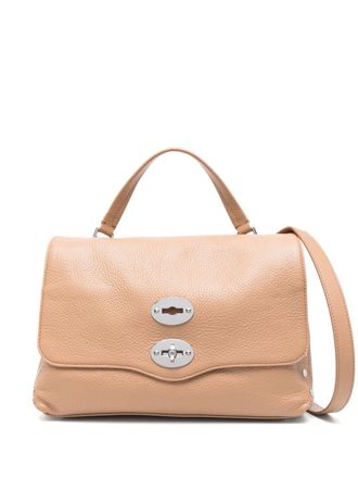 Zanellato Womens Postina Small Bag In Hammered Leather Brown Cantucci