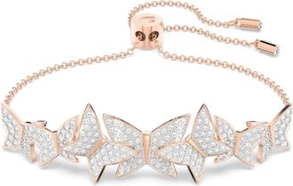 Swarovski Vlinderarmband - Dames - Armbanden - Wit - ONE Size - Accessoires