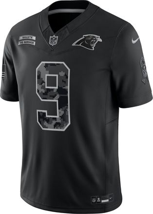 Nike Bryce Young Carolina Panthers Salute to Service Nike Mens Dri-FIT NFL Limited Jersey in Black | SSLM00AF35-5N3