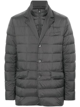 Herno Dark Grey Quilted Jacket