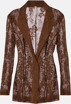 Norma Kamali Lace blazer