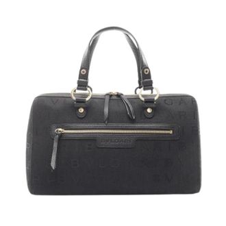 Bulgari Pre-owned Handbags, female, Black, Size: ONE SIZE Pre-owned Vintage Tote Bag