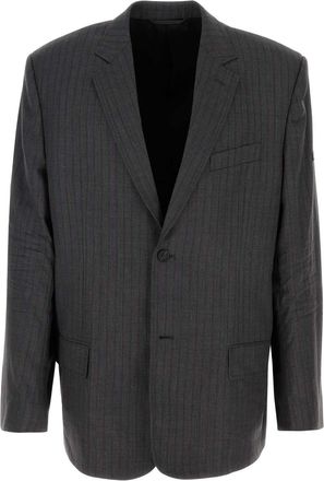 Balenciaga Embroidered Wool Blazer