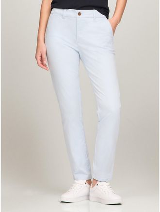 Tommy Hilfiger Womens Slim Fit Chino - Blue - 10