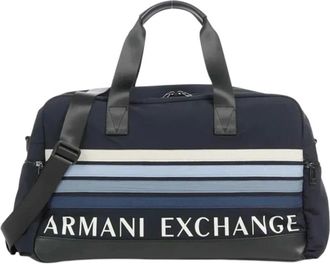 A|X Armani Exchange Weekender Tote - unisex - Weekendtassen - Blauw - ONE Size - Tassen
