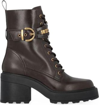 Pinko Pinko Schoenen - Dames - Veterlaarzen - Bruin - 41 EU - Schoenen