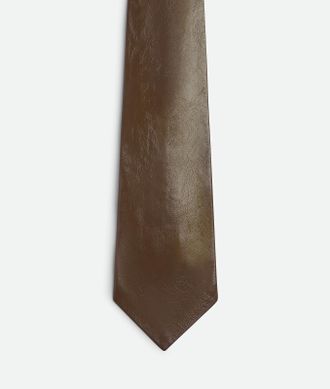 Bottega Veneta Cravatta In Pelle Lucida - Bottega Veneta