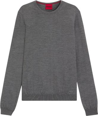 HUGO BOSS Heren San Cedric-M1 Sweatshirt met ronde hals (Grijs)