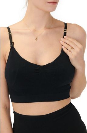 Hatch The Essential Maternity Wireless Pumping and Nursing Bra in Black at Nordstrom, Size X-Large