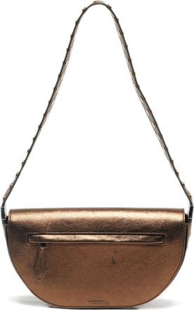 Burberry Olympia leather shoulder bag - women - Calf Leather - One Size - Brown