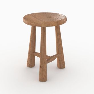 Rendez-Vous D&eacute;co Rendez-vous D&eacute;co - Taburete de madera de olmo H42 - Toby