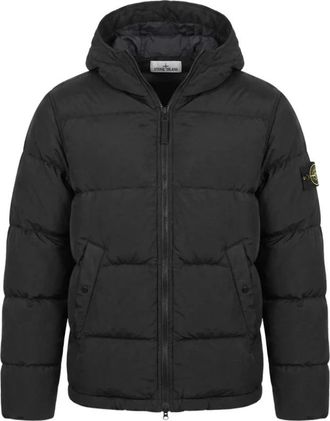 Stone Island Nylon Metal Down Jacket - Heren - Winterjassen - Zwart - 2XL - Nylon - Jassen