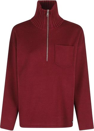 Moschino Stretch Viscose Top - Dames - Coltruien - Rood - M - Polyester - Truien & Vesten