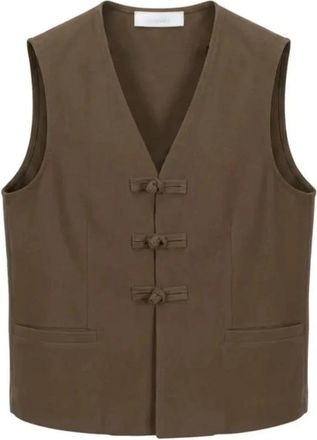 Am&eacute;lie & Am&eacute;lie Brooklyn Jasje - Dames - Gillet - Groen - L - Kostuums