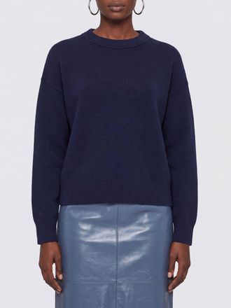 MRZ Maglione girocollo in lana vergine e cashmere con spalle cadute
