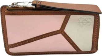 Loewe Pre-owned Wallets, female, Pink, Size: ONE SIZE Pre-owned Leather Wallet