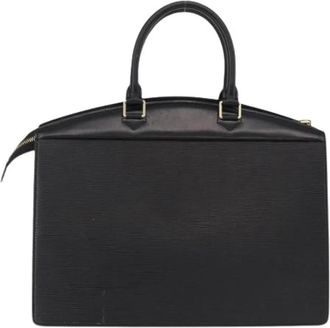 Louis Vuitton Pre-owned Handbag - Dames - Vintage Handtas - Zwart - ONE Size - Leer - Vintage