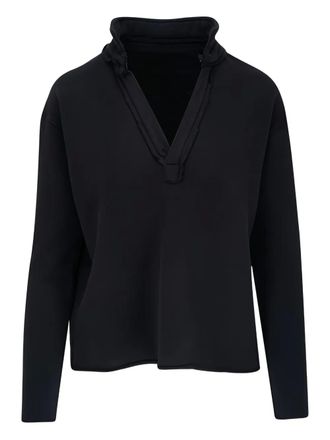 Frank & Eileen V-neck sweatshirt - women - Cotton - M - Blue