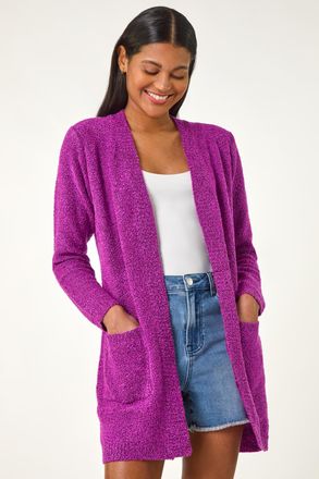 Roman Textured Pocket Cardigan