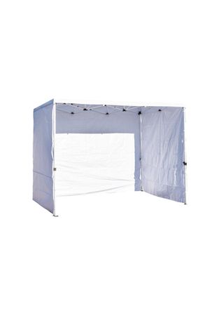 Regalos Miguel Regalos Miguel - Packs Laterales Carpas Plegables - Pack 3 Laterales Lisos Para Carpas 3x4,5 Master - Blanco