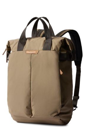 Bellroy Tokyo Water Resistant Tote Backpack in Khaki at Nordstrom