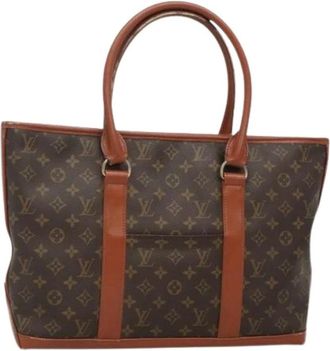 Louis Vuitton Pre-owned Tote Bags, female, Brown, Size: ONE SIZE Pre-owned Canvas louis-vuitton-bags