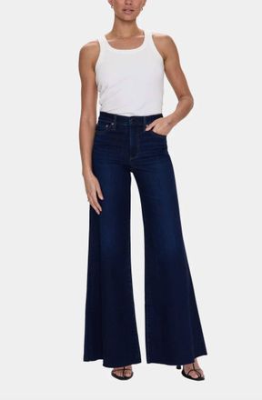 Pistola Denim Izzy Mid-Rise Wide Leg Jeans In Tristesse