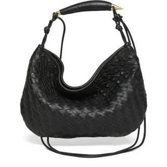 Walter Baker Hazel Woven Hobo Bag in Black at Nordstrom Rack