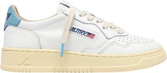 Autry Medalist Low - Dames - Sneakers - Wit - 38 EU - Katoen - Schoenen