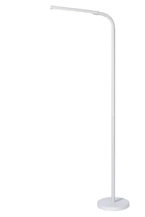 Lucide L&aacute;mpara de lectura de metal con 1 led integrado, blanco