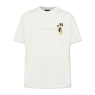 Emporio Armani Apr&egrave;s Jersey T-Shirt - Heren - T-shirts - Beige - XL - Katoen - Tops