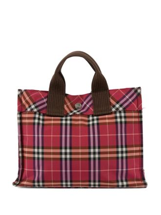 Burberry 2000s Nova Check PM tote bag - Red