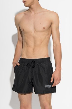 Moschino Swim Shorts, Mens, Black