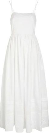 Bode Chamomile Dress - Dames - Casual kleedjes - Wit - S - Kleedjes