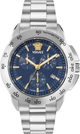 Versace V-Sport Chrono - Heren - Horloges - Grijs - ONE Size - Accessoires