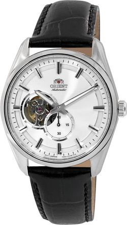 Orient Open Heart Automatic Silver Dial Mens Watch RA-AR0004S10B