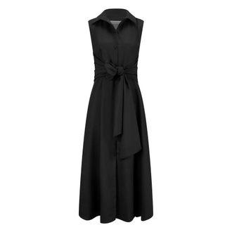 Nicowa Dames, Jurken, Zwart, Maat: S