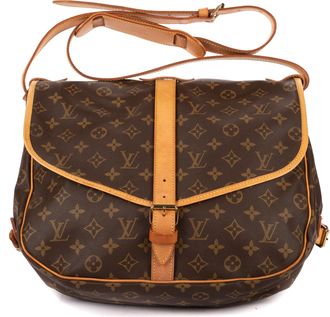 Louis Vuitton Pre-owned Womens Saumur GM Shoulder Bag - Brown - One Size