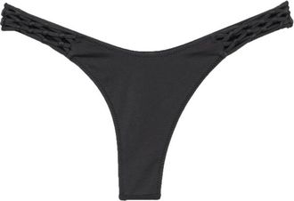 Frankies Bikinis X Jennie Encore Braided-strap Bikini Bottoms