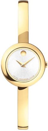Movado Museum Quartz White Dial Ladies Watch 608063